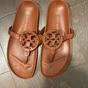 Tory Burch Miller Cloud Brown Sandals
